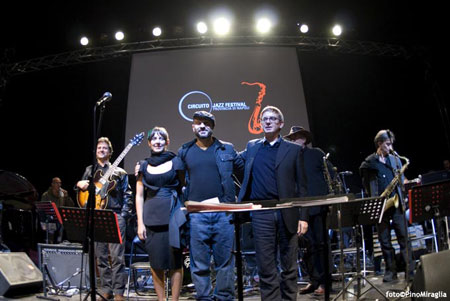 ONJ in concerto alla Villa Ammaturo con Raiz e Meg (ph Pino Miraglia)