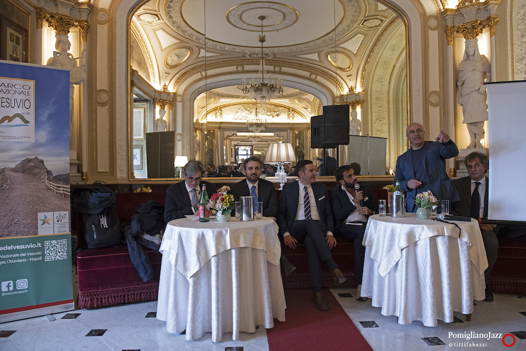 Conferenza Parco del Vesuvio/Pomigliano Jazz in Campania 2019Caffè GambriniusNapoli