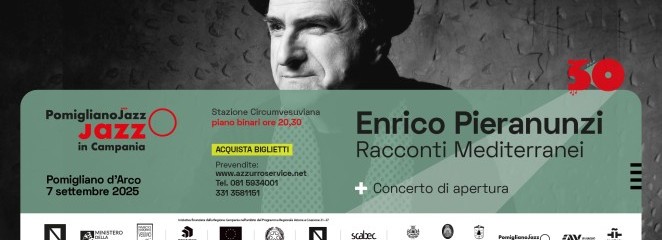 Enrico Pieranunzi in concerto con Racconti Mediterranei al Pomigliano Jazz