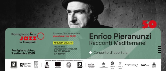 Enrico Pieranunzi in concerto con Racconti Mediterranei al Pomigliano Jazz