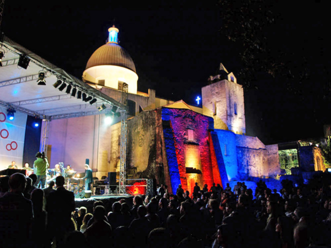 Le Basiliche Paleocristiane di Cimitile durante Pomigliano Jazz Festival (ph Gianfranco Adduci)