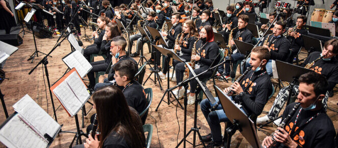 Orchestra del Ritmo e dell’Improvvisazione, gli scatti del live