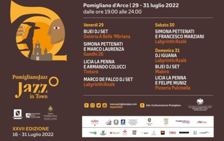 Al via il “Pomigliano Jazz in Town”: concerti e dj set jazz nei i locali della città