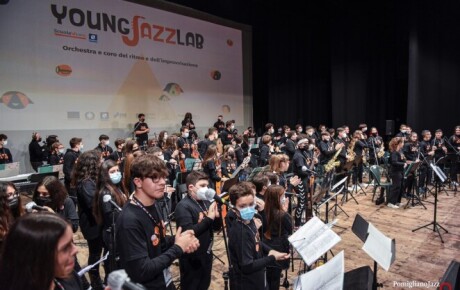 L’orchestra di Young Jazz Lab live al Parco Pubblico