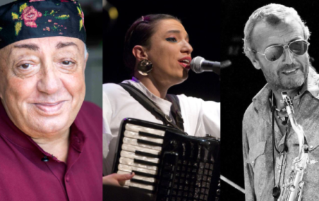 Peppe Barra in concerto sul Cratere del Vesuvio con Daniele Sepe e Magda Giannikou