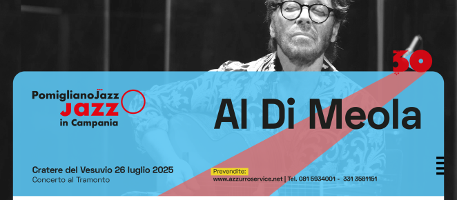 Al Di Meola in concerto al tramonto sul Cratere del Vesuvio