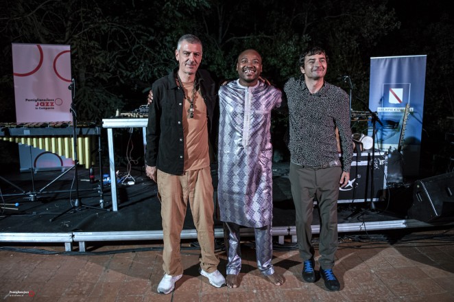Gianluca Petrella & Pasquale Mirra feat. Kalifa Kone Correspondence Pomigliano Jazz Festival 2025 Museo dell'Osservatorio Vesuviano Napoli
