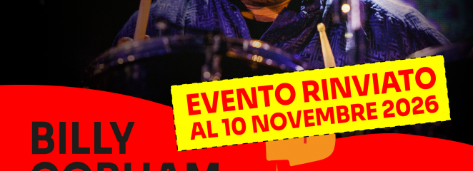 Billy Cobham “Time Machine”, concerto rinviato al 10 novembre